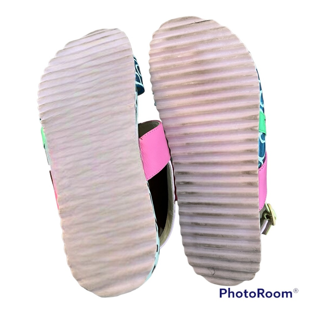 SOPHIA WEBSTER Malibu Tropical Island Beach Theme Sandals size 37 - Picture 5 of 7
